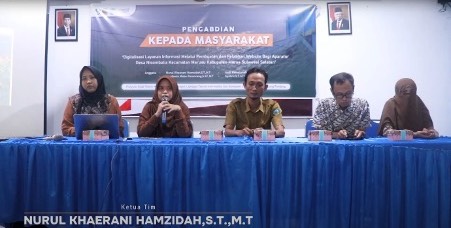 Tim PPDM Prodi TMJ-PNUP, Latih Aparatur Desa Nisombalia dalam Mengelola Website untuk Persiapan Menjadi Desa Digital